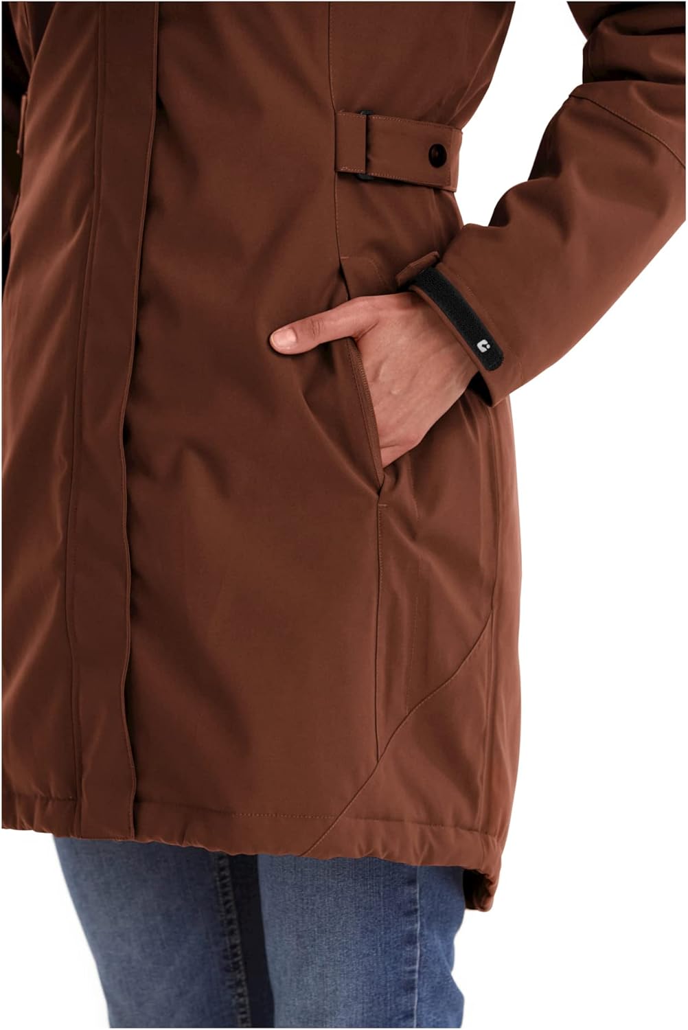 Killtec Damen Kow 165 Wmn Prk Funktionsparka/Parka mit abzippbarer Kapuze 42 herbstlaub, 42 herbstla