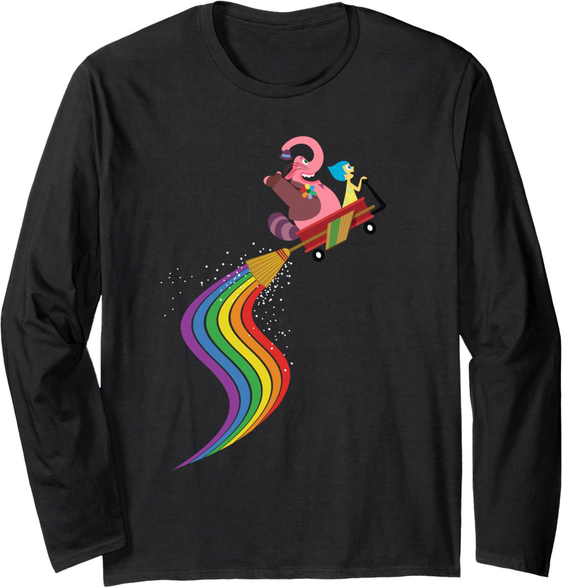 Disney Pixar Inside Out Bing Bong and Joy Rainbow Langarmshirt