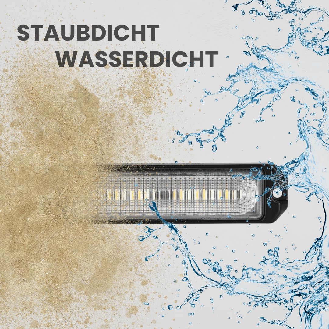 Raptors LED Technik - Frontblitzer/Heckblitzer Raptor XM6. Einsatz Warnleuchte mit ECE R65 Zulassung