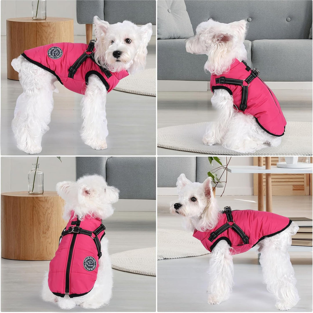 Hundejacke Winterweste Jacken Hundemantel Hundepullover Haustier Skifahren Kostüm Ärmellose Baumwoll