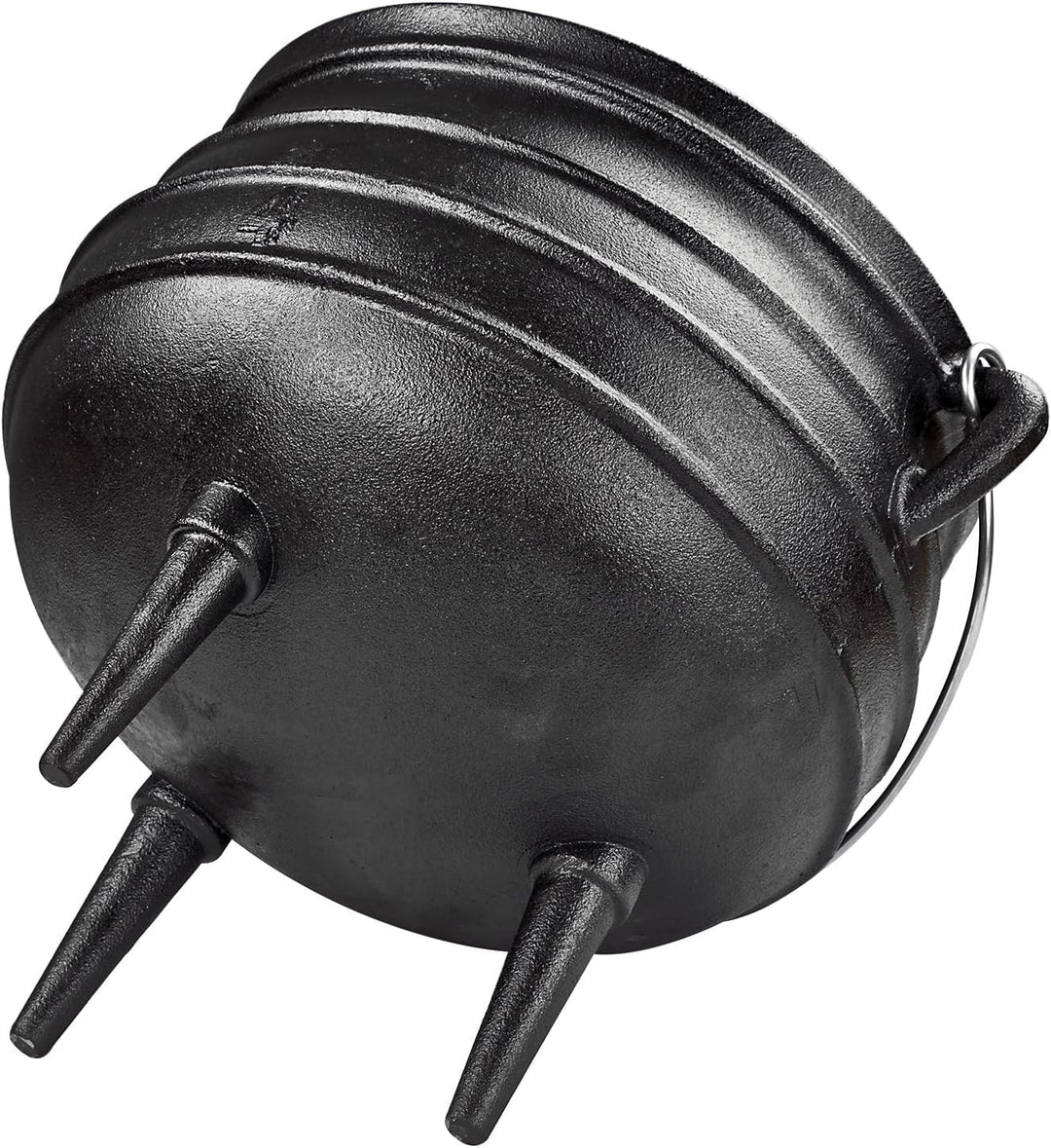 BBQ-Topf/Dutch Oven Schmortopf Gusseisen Topf 12 l für Lagerfeuer Feuerstelle