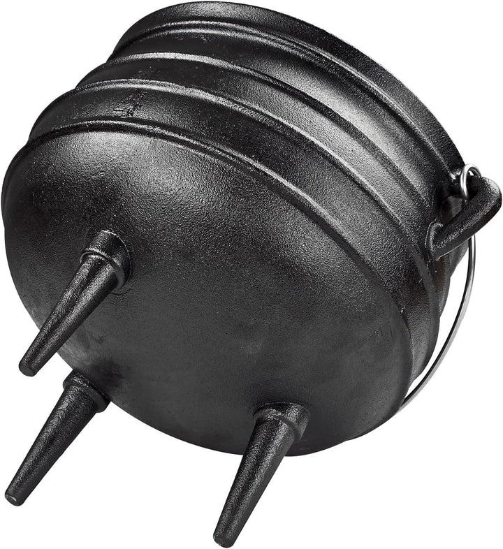 BBQ-Topf/Dutch Oven Schmortopf Gusseisen Topf 12 l für Lagerfeuer Feuerstelle