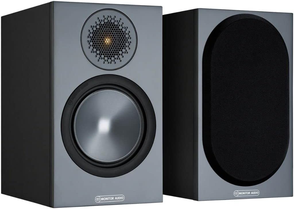 Monitor Audio Bronze 50 6G | Farbe: Schwarz | Kompaktlautsprecher | Paar | Stereo & Heimkino | Regal
