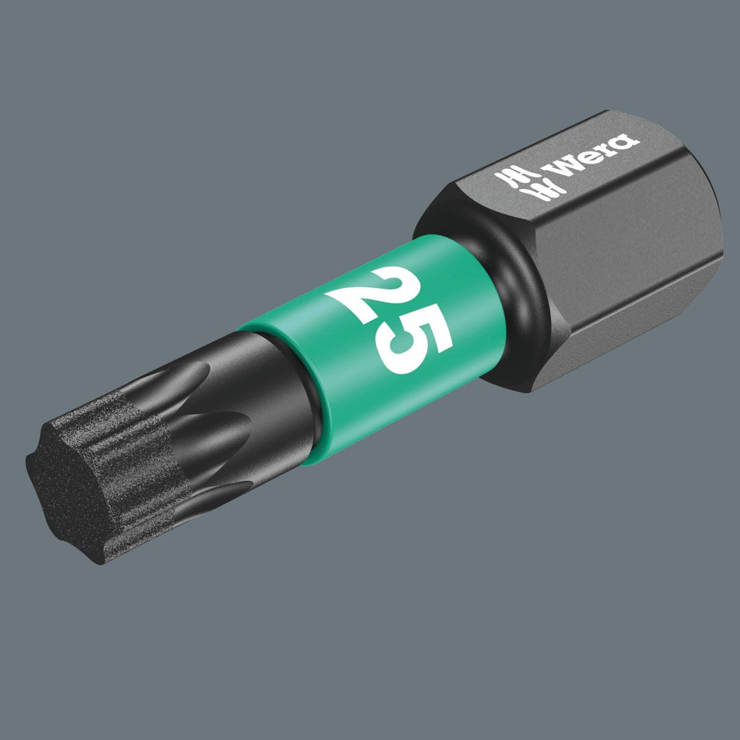 Wera Bit-Sortiment, Bit-Box 15 Impaktor TX 25, 15-teilig, 05057775001