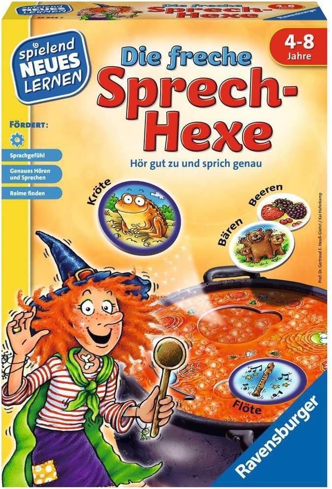 Ravensburger 24956 - Die Lese-Ratte - Spielen und Lernen für Kinder & 24944 - Die freche Sprech-Hexe