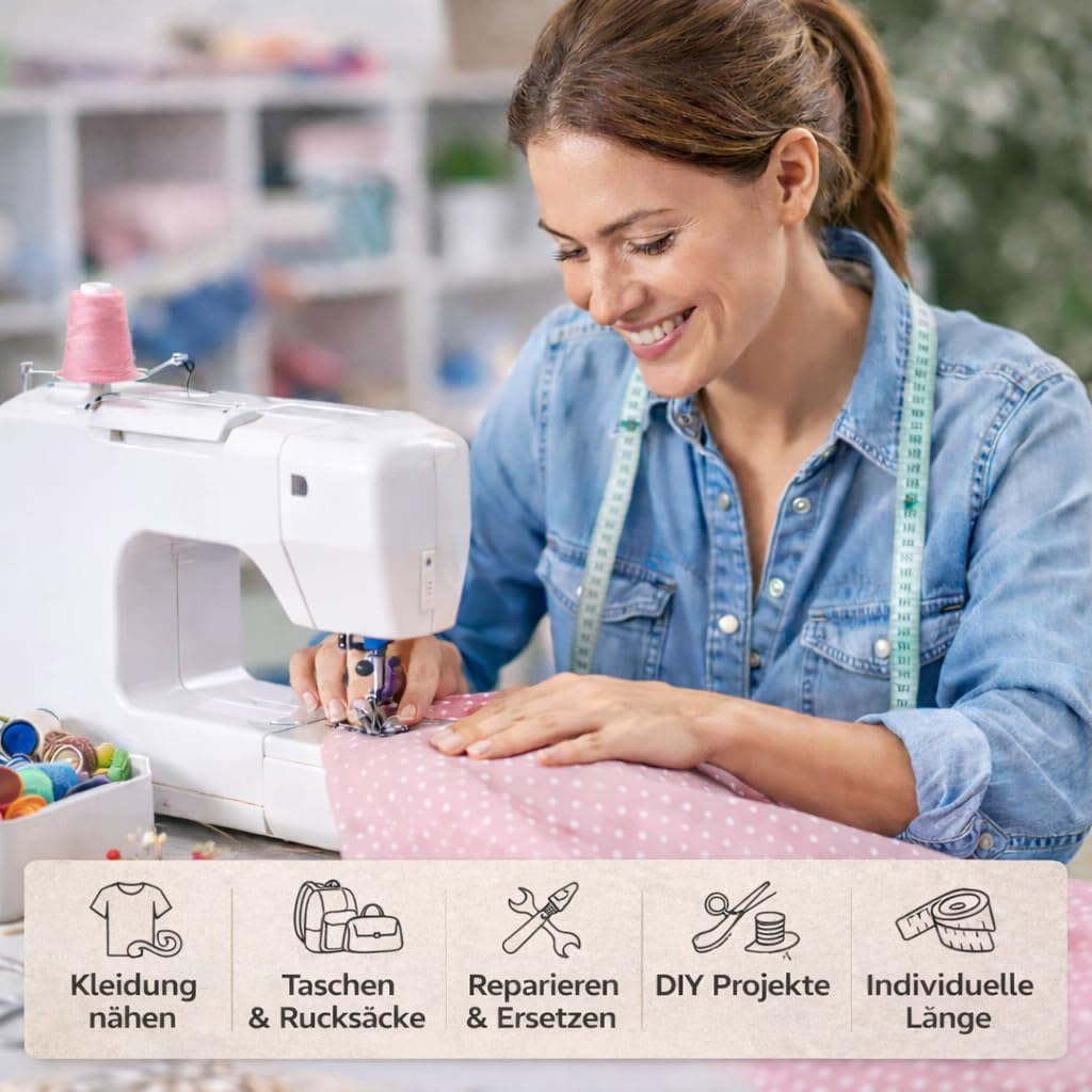 10m Endlosreissverschluss 5mm mit 20 zipper reissverschluss endlos Silbergrau 10m + 20 Zipper Silber