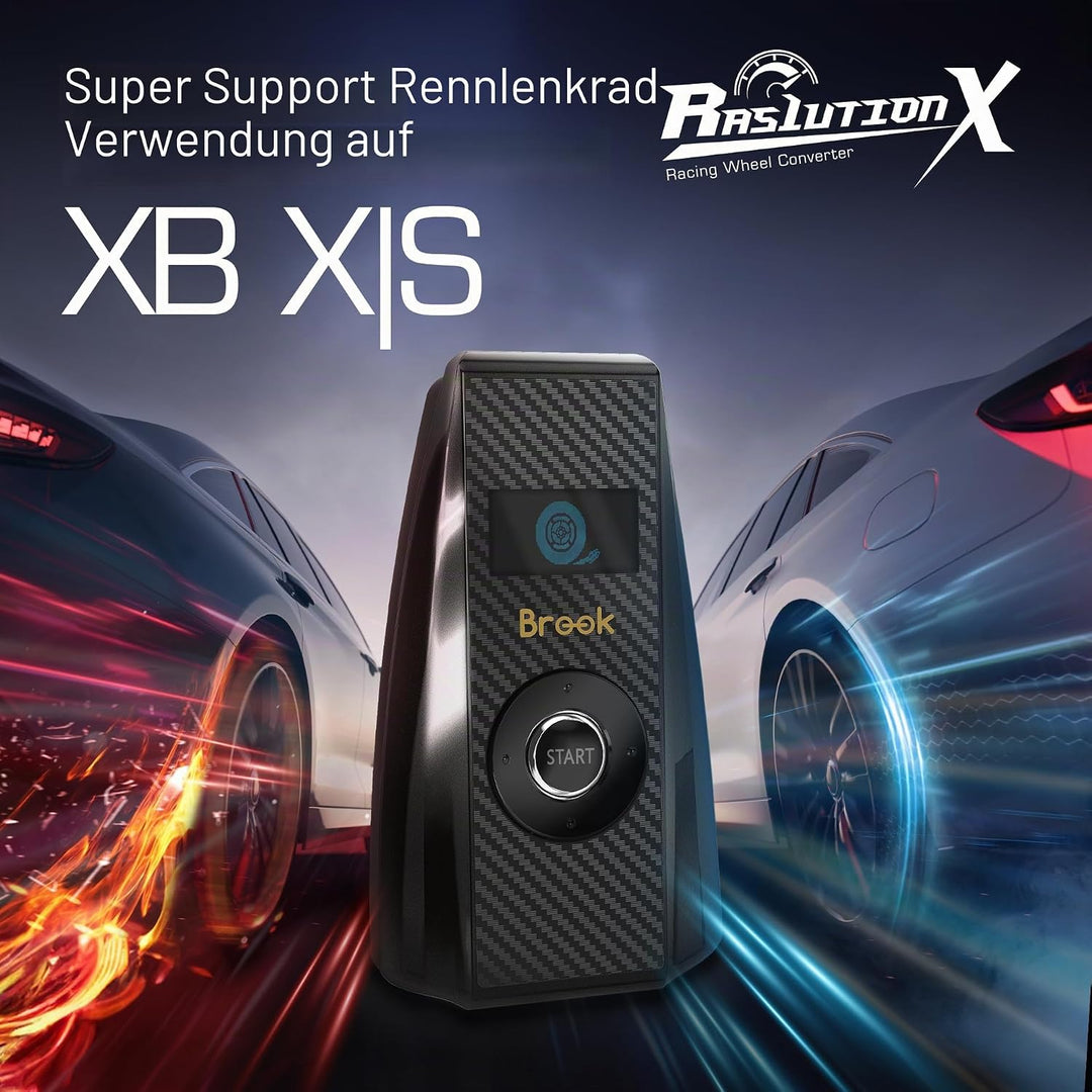 Brook Ras1ution X - Rennrad-Konverter für Xbox Series X|S, Xbox One & Xbox 360 | 60+ Radunterstützun