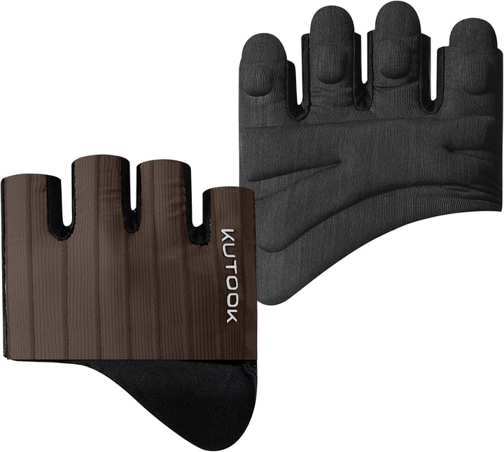 KUTOOK Fitnesshandschuhe Herren Damen Trainingshandschuhe Kraftsport Gym Atmungsaktiv Rutschfestem H