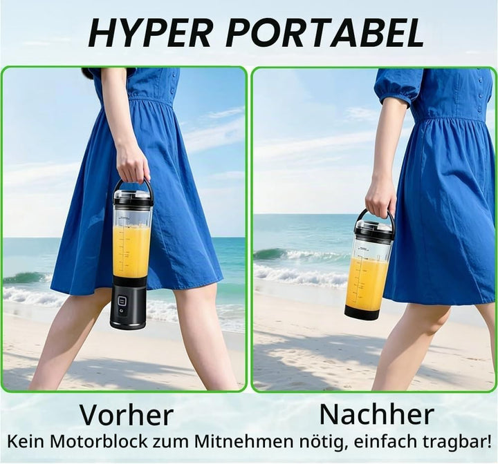 Mixgefäss Ersatzbecher kompatibel mit Ninja Blast Tragbarer Mixer BC151EUNV BC151EUBK BC151EUPR BC15