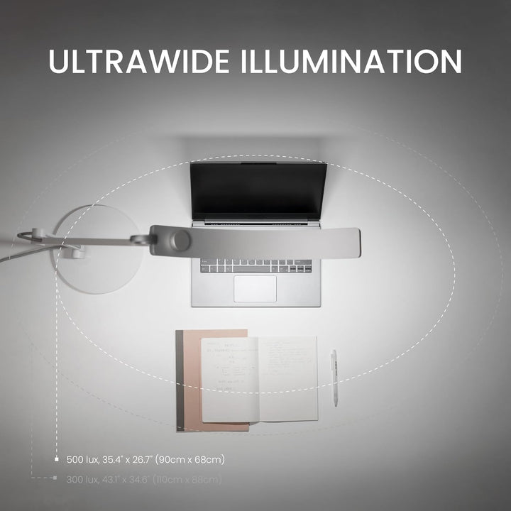 BenQ WiT - e-Reading Leuchte mit Anpassungsmöglichkeiten an die gegebenen Lichtverhältnisse, gold, 9
