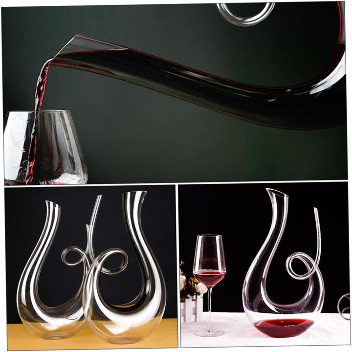 Zerodeko 1stk Escargot Dekanter Beste Weinkaraffe Weindekanter Aus Kristall Neuartige Weinaccessoire