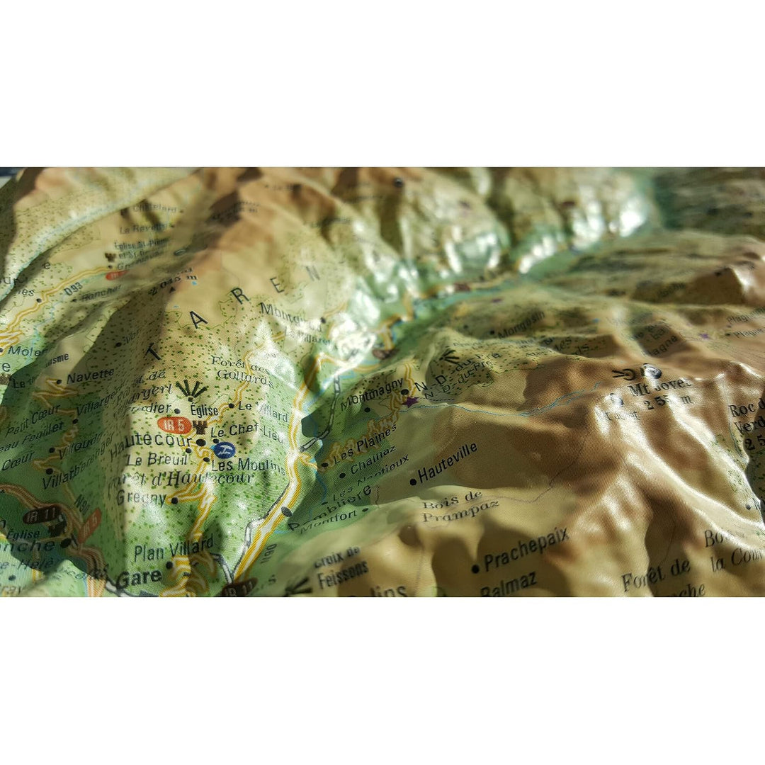 CARTE EN RELIEF DU MASSIF DE LA VANOISE, Taschenbuch