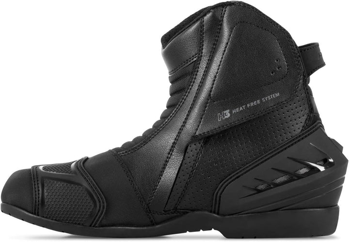 SHIMA SX-6 Men, Motorradsteifel Herren | Verstärkte Leder Motorradschuhe mit Seitlichem Reissverschl