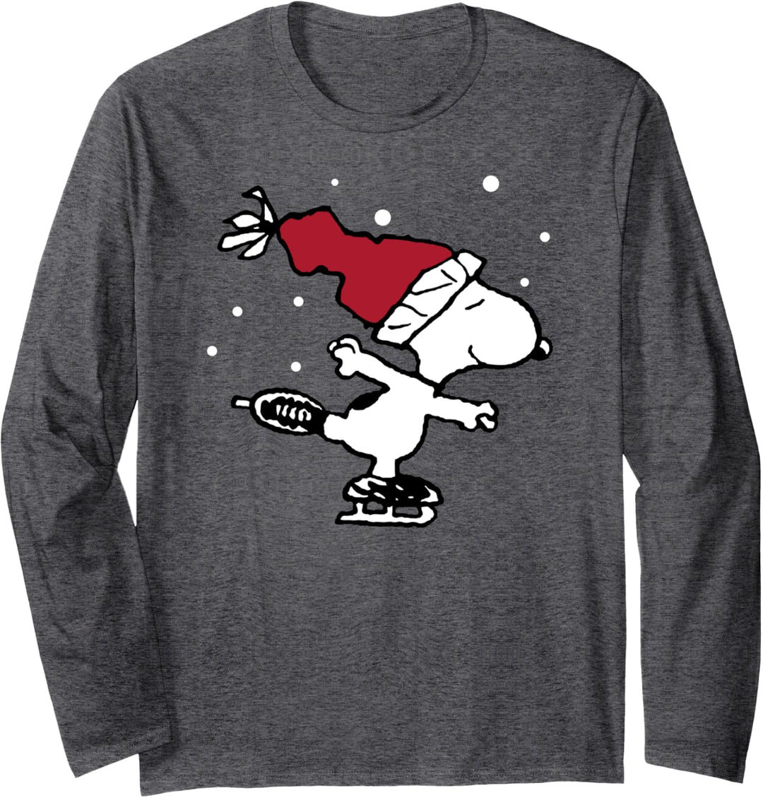 Peanuts Skate-Urlaub Langarmshirt
