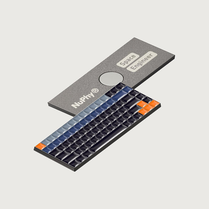 nuphy Keycaps Space Engineer, 117 Set, PBT Tastenkappen für Gaming Tastatur Low-Profile NSA Dye-sub,