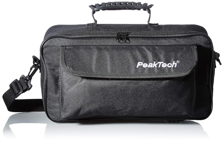 PeakTech 7400 – Tragetasche für Oszilloskope & Messgeräte, Transporttasche mit Polsterung, Zubehörta
