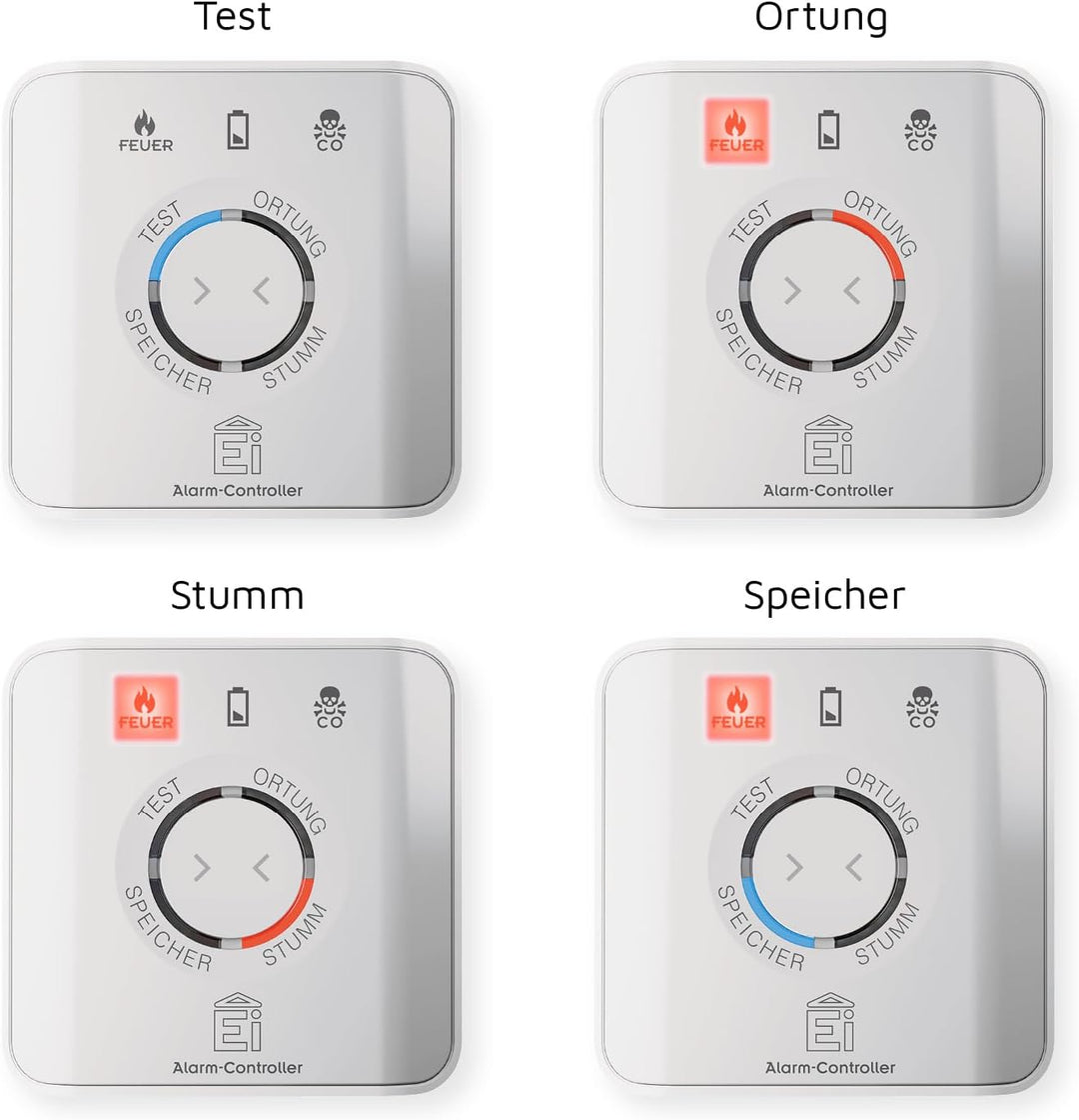 Ei Electronics Ei450 Alarm-Controller, Fernbedienung für funkvernetzte Rauch-, Hitze- und Kohlenmono