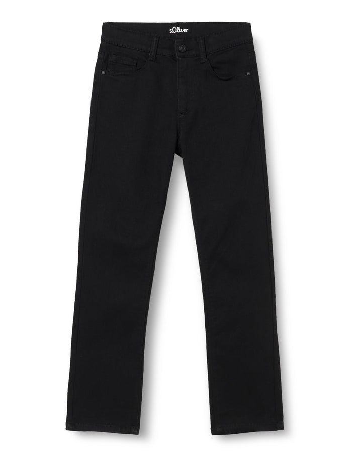s.Oliver Mädchen Jeans Hose, Skinny Suri 134 Schwarz, 134 Schwarz