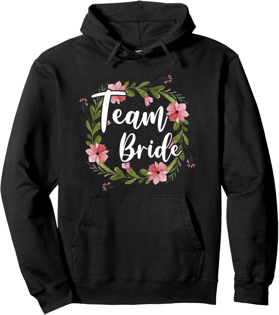 Damen Team Braut Bride Brautjungfern JGA Party Hochzeit Pullover Hoodie