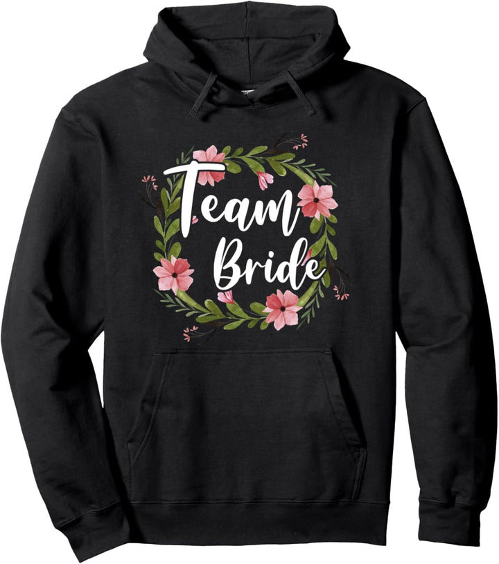 Damen Team Braut Bride Brautjungfern JGA Party Hochzeit Pullover Hoodie