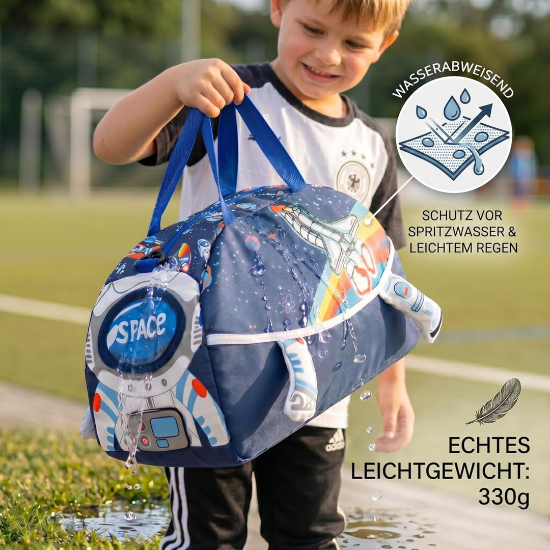 Sporttasche Kinder Schwimmtasche Jungen Mädchen Wasserdicht Badetasche Weekender Reisetasche Niedlic