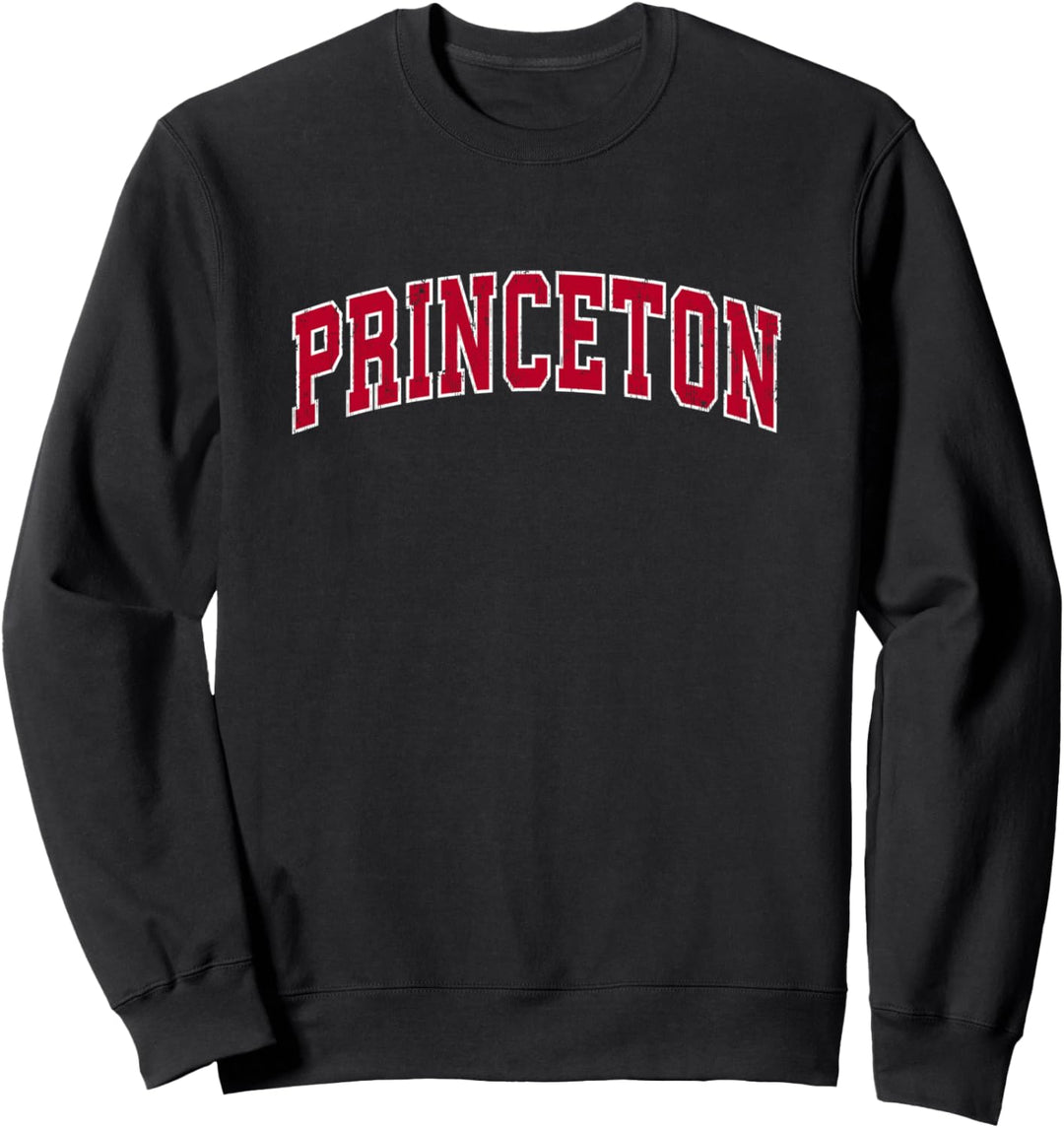 Princeton Texas TX Vintage Sports Design rot Sweatshirt