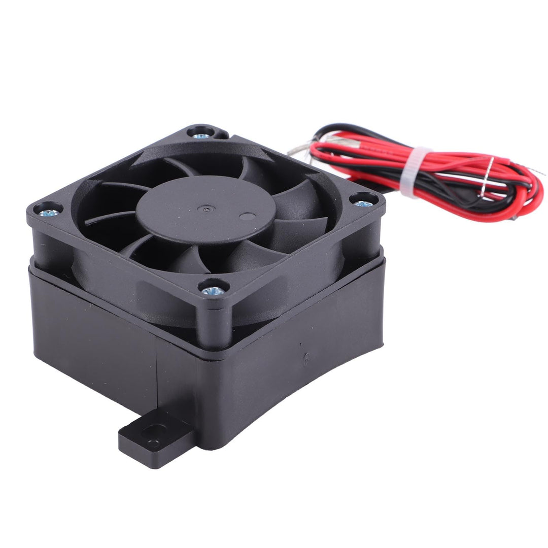 100W 12V PTC Luftheizung, Mini Tragbare Keramik-Heizlüfter mit Thermostat-Funktion, Energiesparendes