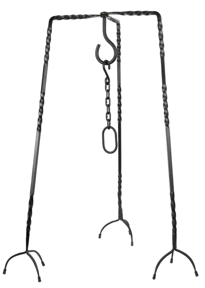 Geschmiedetes Dreibein, ca. 93 cm Mittelalter Kochstelle LARP Hängegrill Lager Feuerstelle