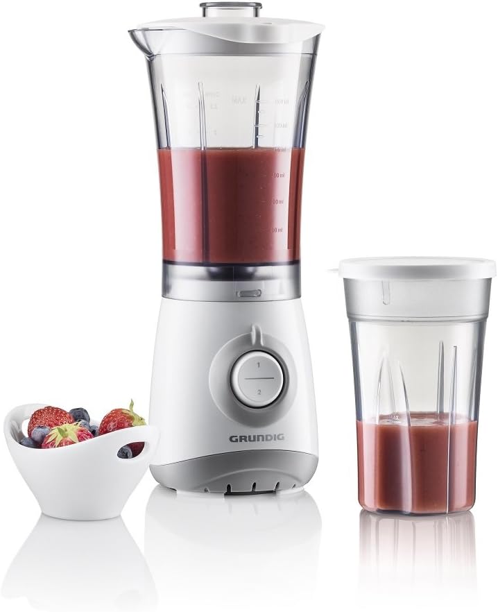 Grundig SM 3330 Kompaktmixer, Mixer, Kaffeemühle,Entsafter oder Zerkleinerer mit verschliessbarem BP