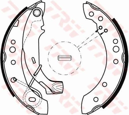 TRW GSK1069 Bremsbackensatz
