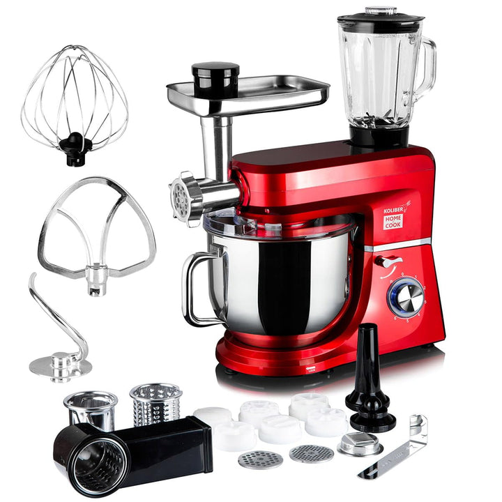 Koliber ROBOMAX X 3500W Küchenmaschine Multifunktion 8L Fleischwolf Mixer Gemüsereibe Knetmaschine P