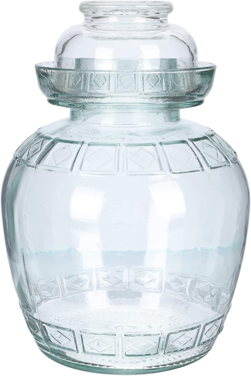 Cabilock Küchengerät Glas Vorratsdose Fermentierglas mit Deckel Luftdichte Glasbehälter Glasdose Vor