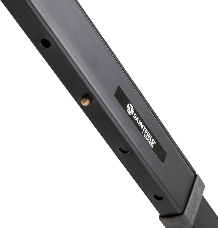 Saintfield Studios - Slatwall Tastaturarme - Paar - Schwarzes Metall - Verstellbar mit Schaumstoffpo