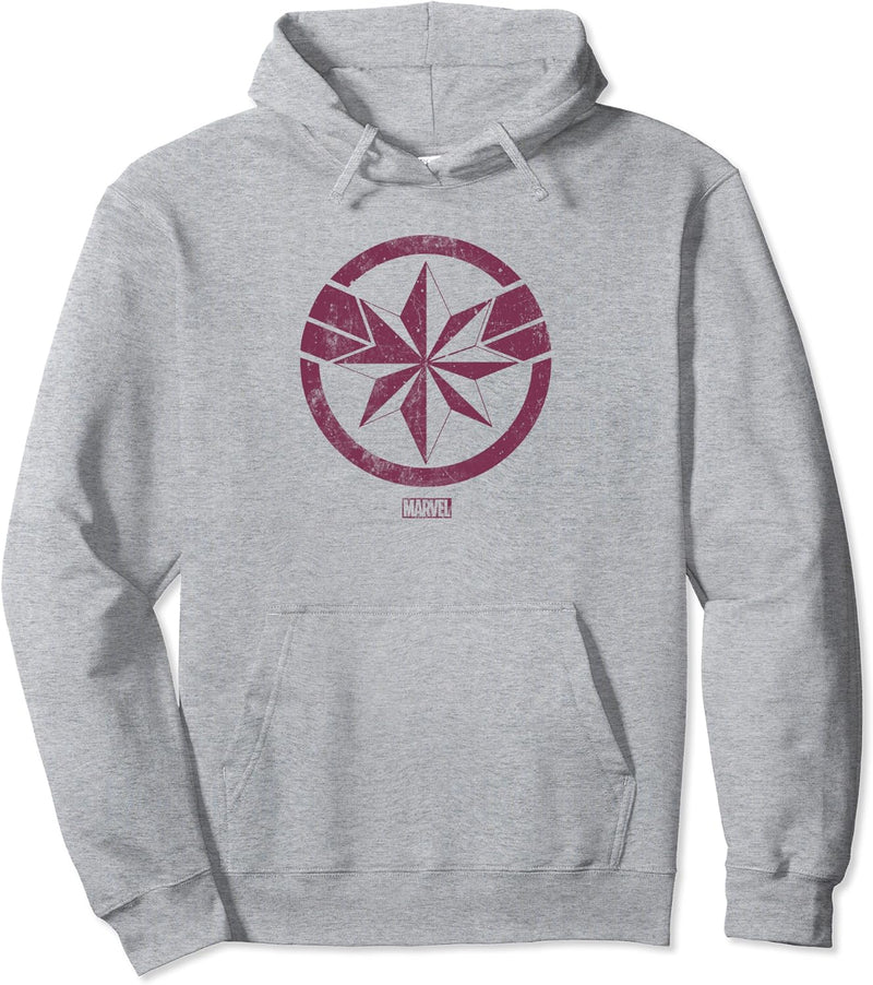 Marvel Captain Marvel Cranberry Pullover Hoodie