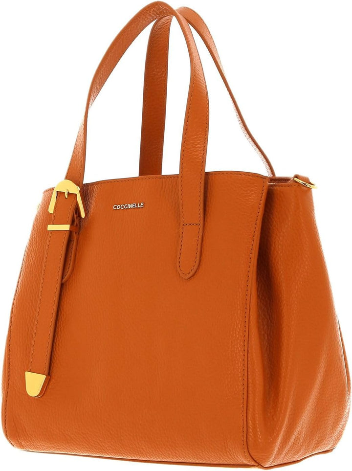 Coccinelle Gleen Handbag Grained Leather Paprika