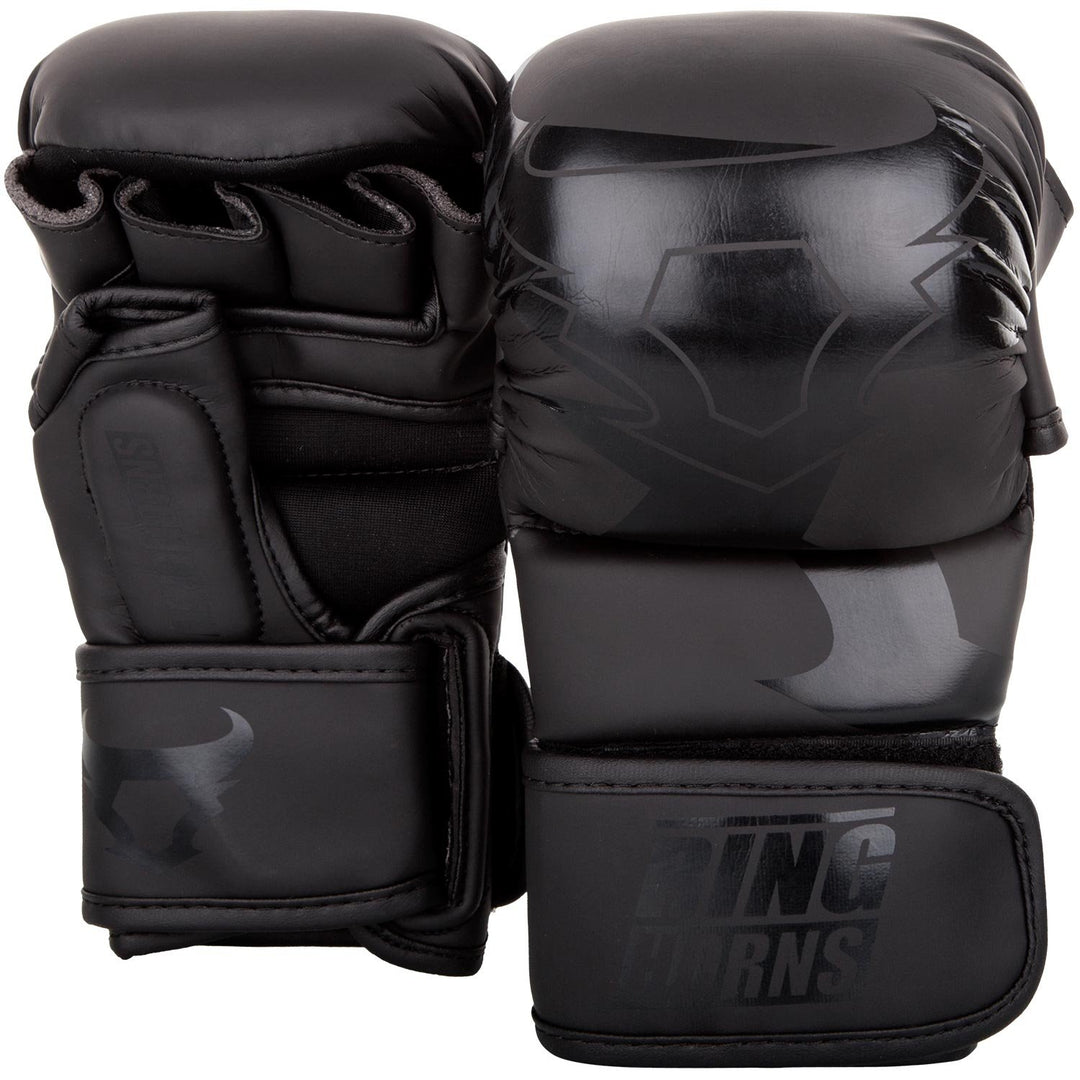 Ringhorns Charger MMA Sparring Handschuhe Schwarz / Schwarz S/M, Schwarz / Schwarz S/M