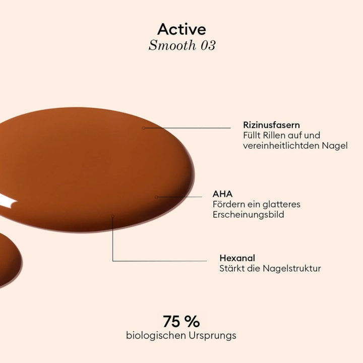 MANUCURIST Active Smooth 03 Nagellack Bronze-töne Reparierende und Glättende Nagelpflege - Nagellack