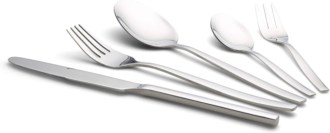 Echtwerk Tafelbesteck Positano-Silber Edition, 30-teilig, für 6 Personen, 18/10-hochglänzend, Edelst