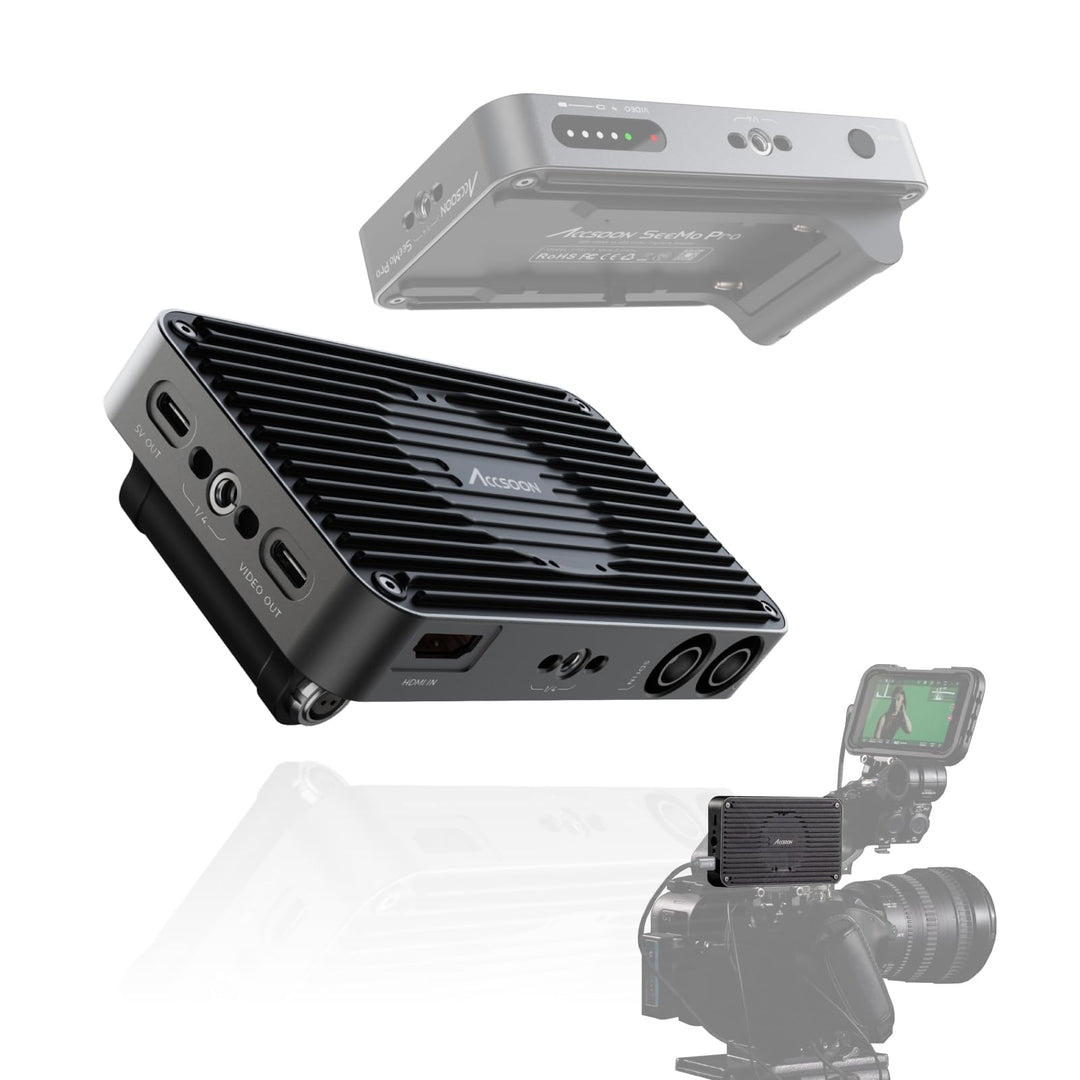 Accsoon SeeMo Pro SDI&HDMI to USB C Video Capture Adapter Support 1080P 60FPS Video & Real-Time Moni