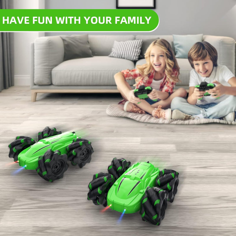 ACAMMZAR Ferngesteuertes Auto für Kinder, 2.4GHz 4WD RC Auto Offroad All Terrain, 360° Flip RC Stunt