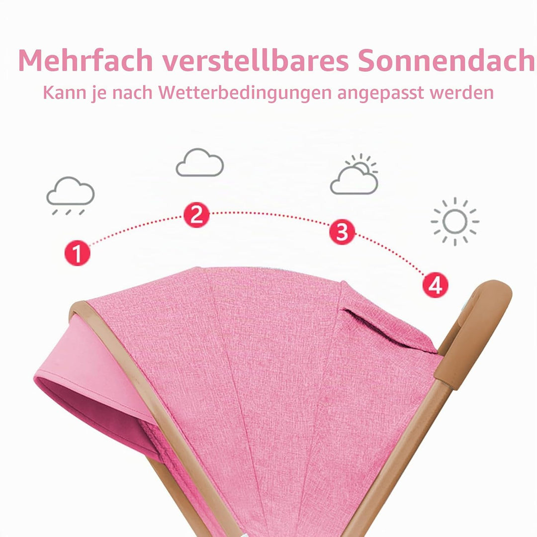 OHMG Kinderwagen, Kinderbuggy, Liegewagen, Sportwagen, Buggy, Zusammenklappen, Breite und tiefe Sitz