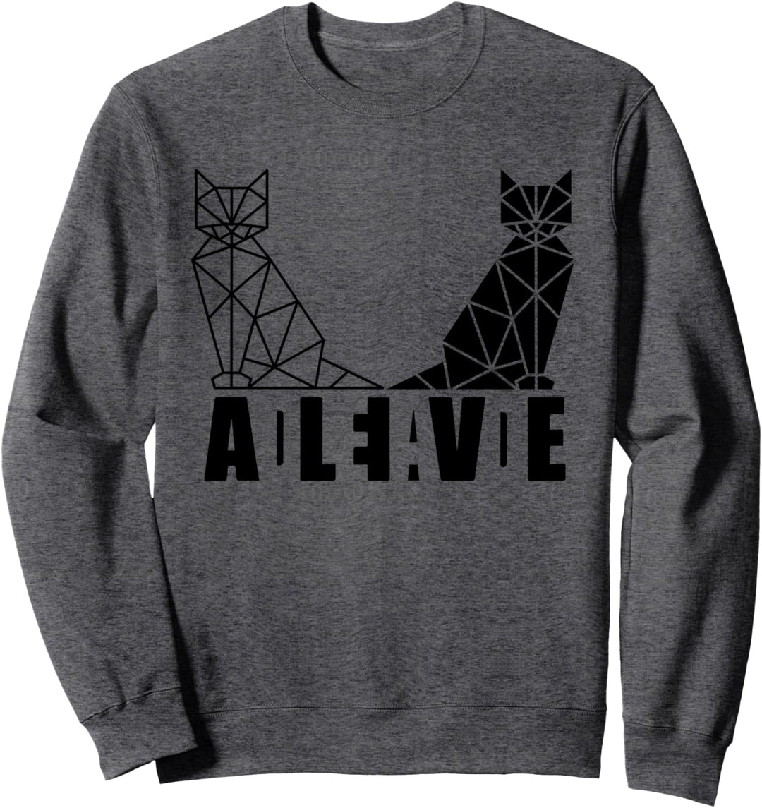 Schrödingers Katzenwissenschaft tot und lebendig Sweatshirt