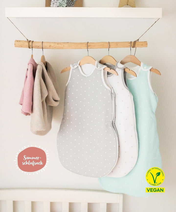 Ehrenkind® Baby Sommerschlafsack Rund | Bio-Baumwolle | Oeko-TEX® Sommer Schlafsack Baby Verschieden