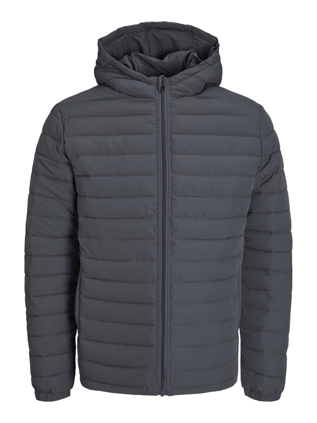Jack & Jones Men's Jjerecycle Raw Puffer Hood Noos Jacket S Asphalt, S Asphalt