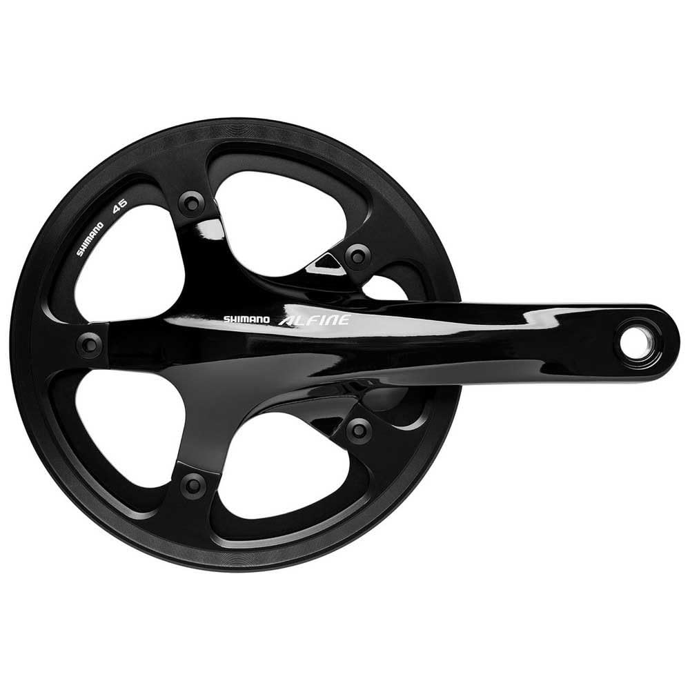 Shimano Unisex – Erwachsene Alfine Kettenradgarnitur, Schwarz, Einheitsgrösse