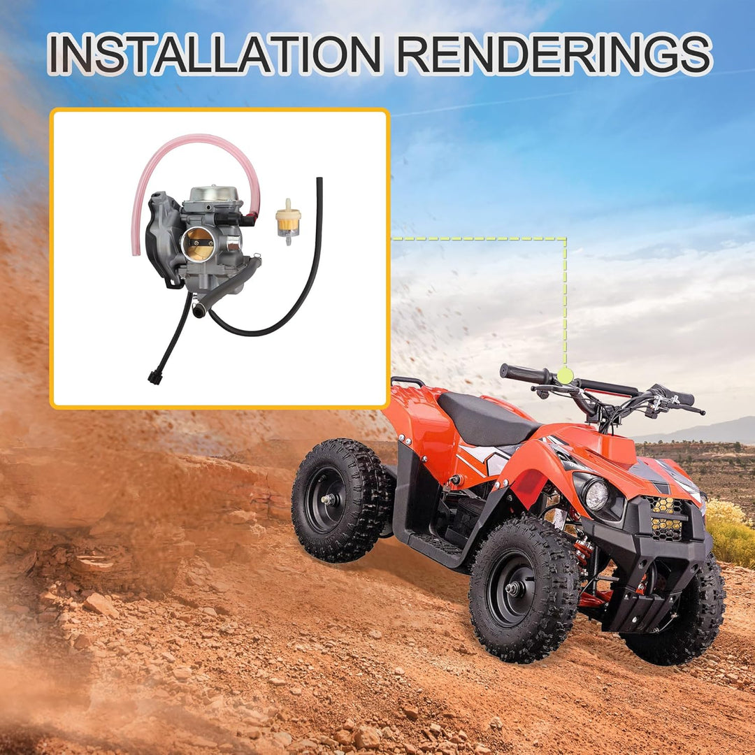 GOOFIT Vergaser Ersatz für Arctic Cat 250 300 0470-448 2x4 4x4 2001 2002 2003 2004 2005 4-Takt-Gelän