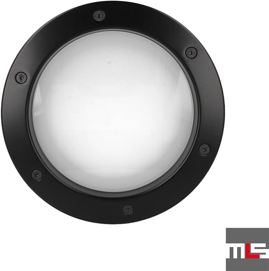 MLS Bullauge B4000, Bullauge für Türen, Robustes Aluminium, VSG-Sicherheitsglas, Passend für 40 mm S