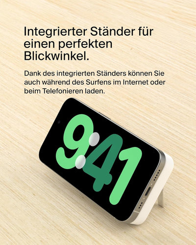 Belkin BoostCharge Pro Kabellose Powerbank 8.000 mAh mit Qi2, MagSafe-kompatibles tragbares Ladegerä