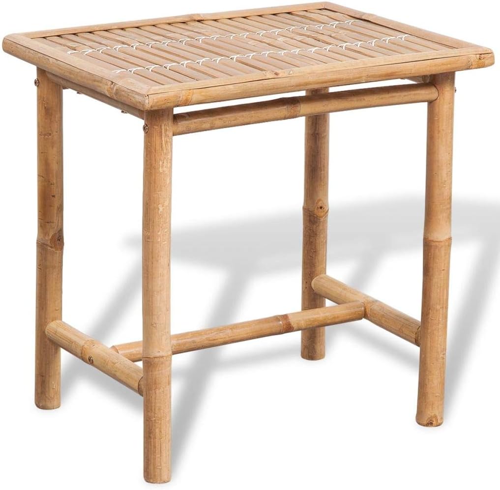 Festnight Bistro-Set mit Beistelltisch und Sitzkissen Gartentisch Set Garten Essgruppe | 1 Tisch+ 2