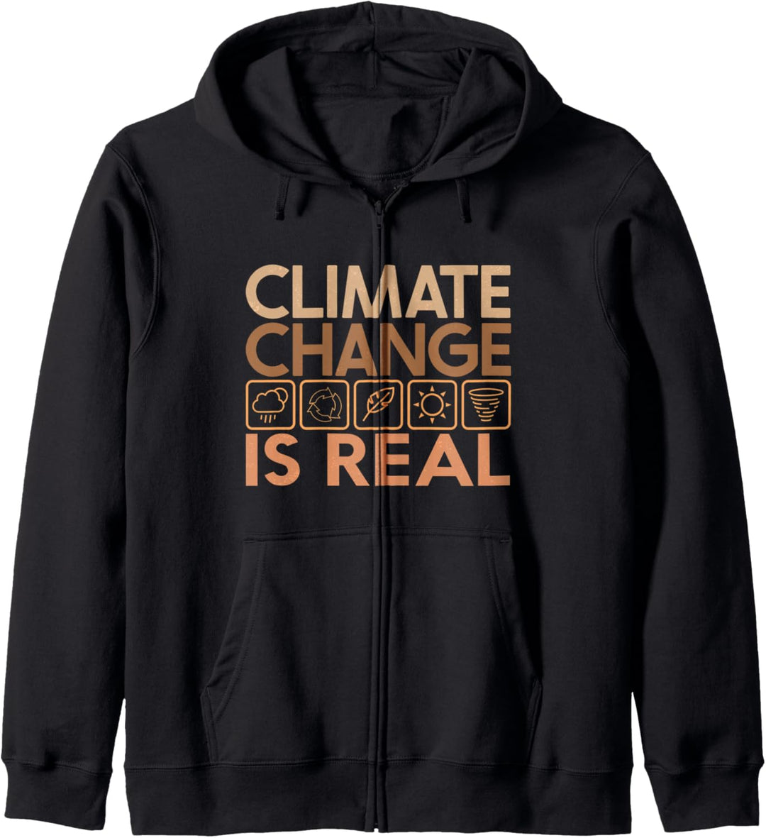 Earth Day Save the planet Climate Change is real Kapuzenjacke